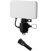 ELECOM NESTOUT Outdoor Camping LED Panel Flashlight w/ Mini Tripod, Dimmable USB Powered LED Ligh...