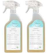naturally it's clean Carpet Stains & Odors Cleaner; Plant Based Enzyme Safely Cleans Pet/Food Sta...