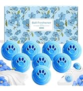 STRN Sneaker Deodorizer Balls 8 Packs Linen Scent Shoe Odor Elimination, Scented Plastic Ball, Lo...