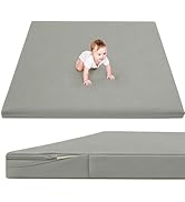 ILPEOD Waterproof Baby Play Mat for Floor 1.3"Thick Memory Foam 50 * 50 Cushion Playpen Playmat T...