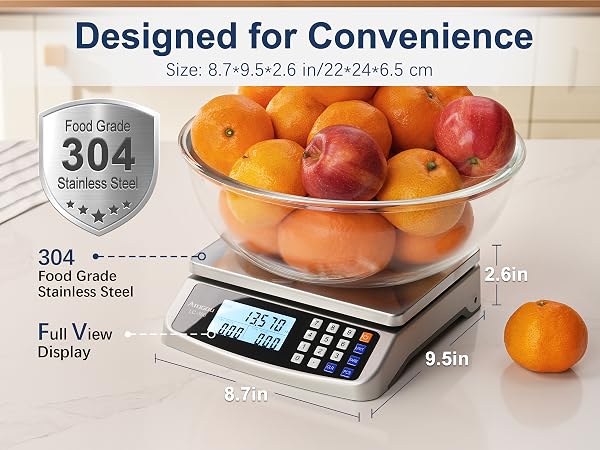 ATOGOU 66lb/30kg Large Digital Kitchen Scale