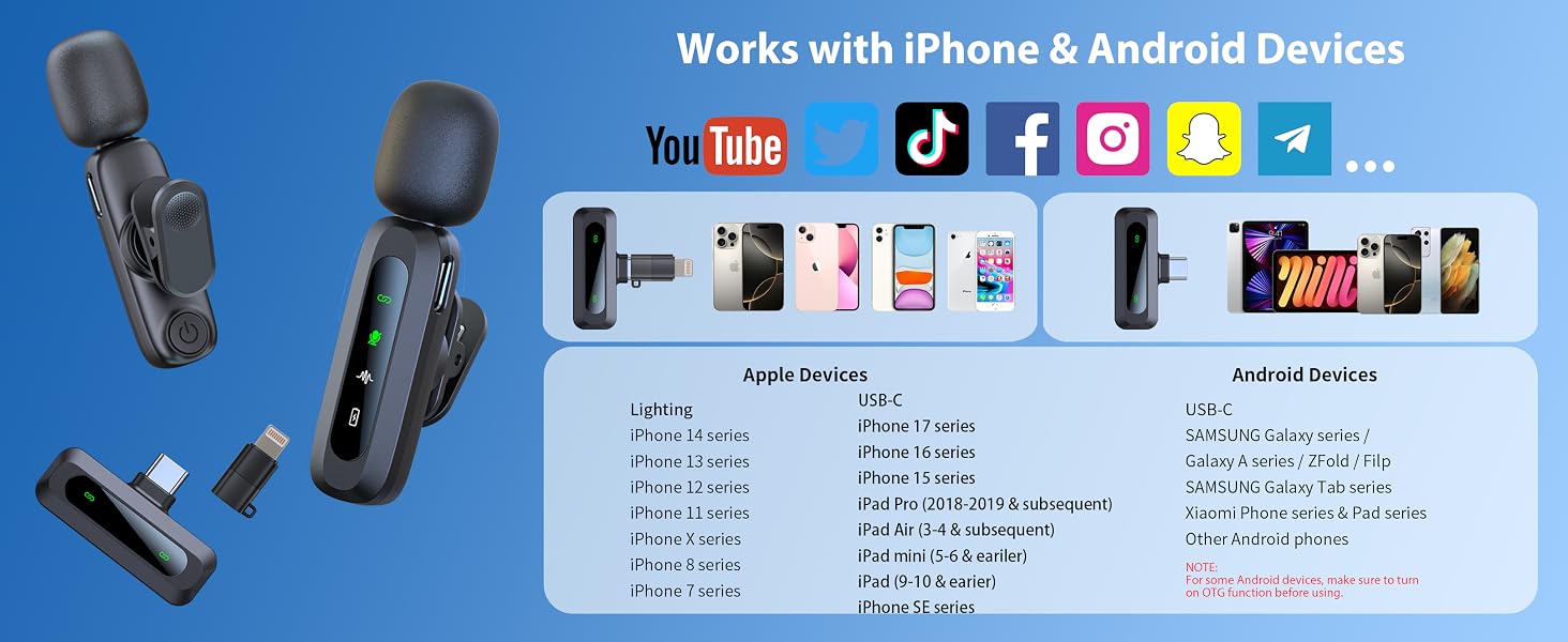 mics for iphone and android