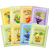 8 Pack Fruit Face Masks for Kids, Spa Party Facial Mask Skincare Set, Hydrating Sheet Masks, Faci...