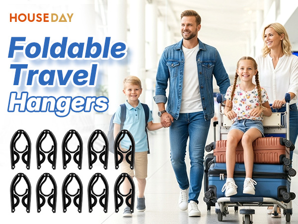 travel hangers foldable for suitcase