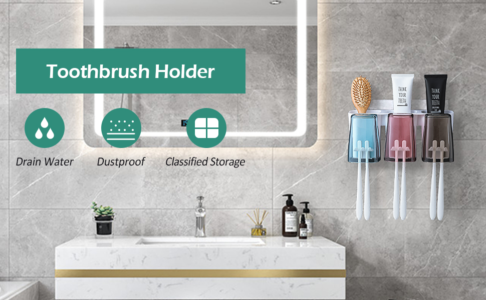 toothbrush wall holder