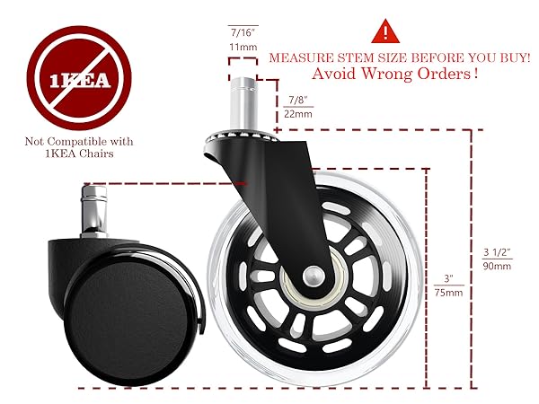 Office Chair Wheels
