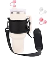 LUCKINEE Water Bottle Carrier Holder with Shoulder Strap Water Bottle Handle Strap Sling for Stan...