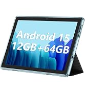 ECOPAD 10.1 Inch Tablet, Android 15 Tablets 12GB(4+8) RAM / 64GB ROM / 1TB SD Card Expansion, 128...