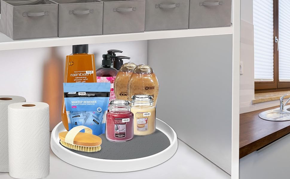 lazy susan turntable for cabinet