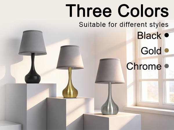 bedside lamp small table lamp touch lamp