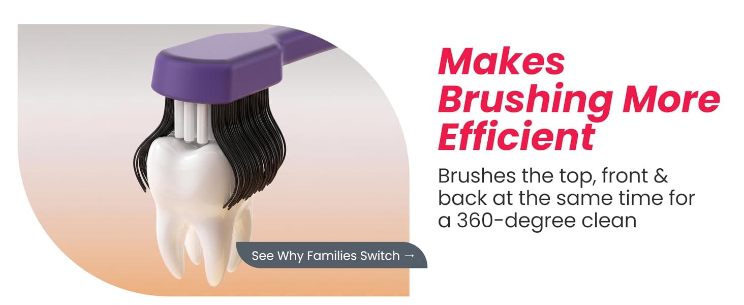 cleancurl 3D toothbrush
