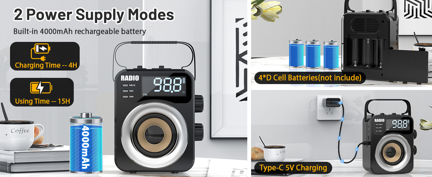 Radio Portable AM FM WB SW