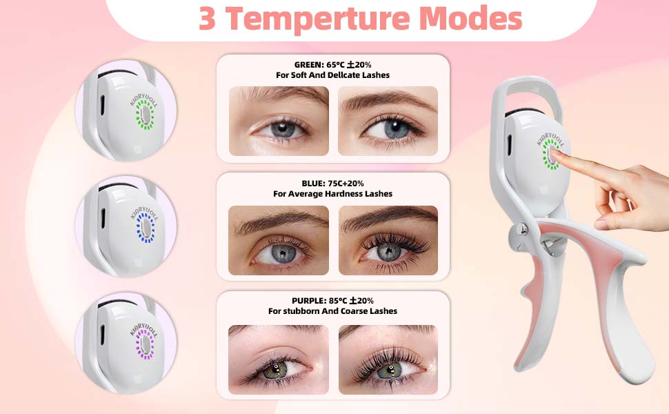 KIARYUOLL heated eyelash curler