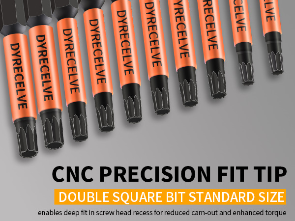 10-Pack 8 Point Star Bit - Professional 8 Point Torx Bit
