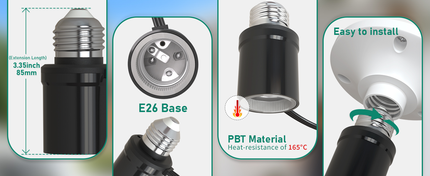 Light Socket Outlet Adapter