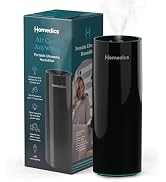 Homedics Portable Humidifier – Small Ultrasonic Cool Mist Humidifier for Bedroom, Desk & Travel, ...
