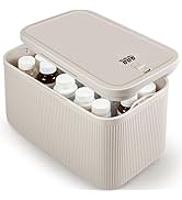 Medicine Lock Box with Code,Taller Size Small Lock Box with Combination Code for Medication Safe,...