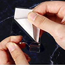 Peel off the protective film