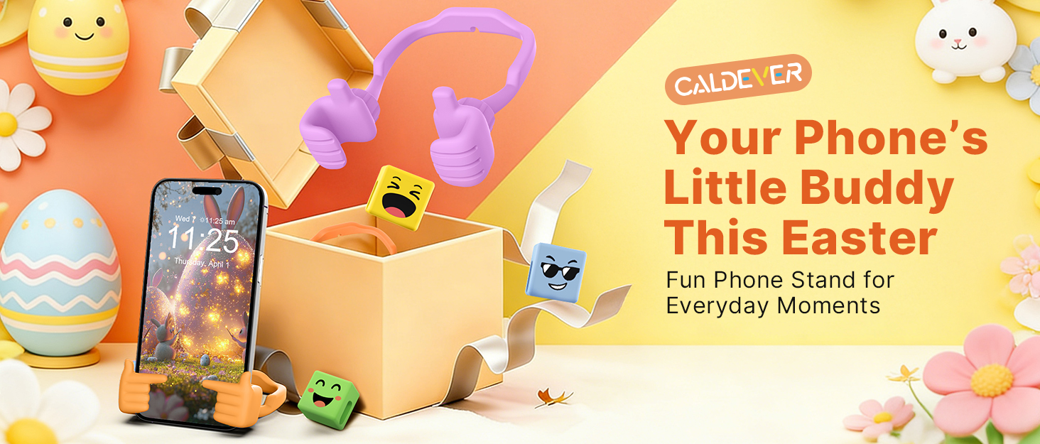 Easter Gifts for Kids Teens Boys Him Men Ideas Thumbs Up Lazy Phone Stand