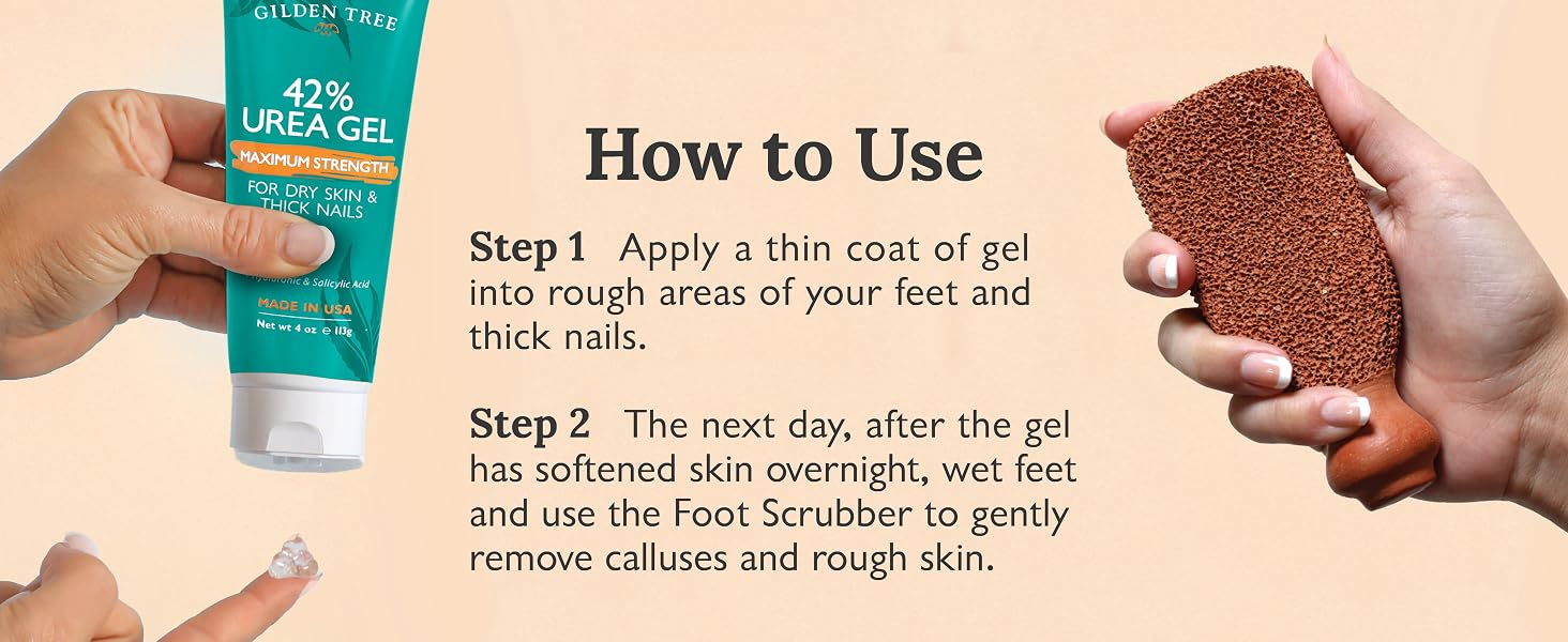 Achieve naturally healthy feet with these 2 easy to use products from Gilden Tree