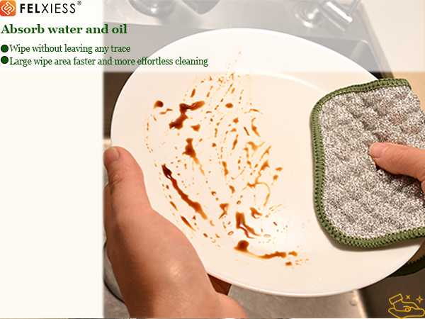metal dish scrubber