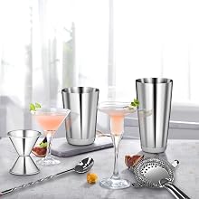Mixology;Bartender Cocktail Shaker;Cocktail Shaker Set;Stainless Steel;Cocktail Bar Set Mix;Mixing