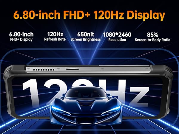 6.8-inch FHD+ 120Hz Display