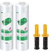 Stretch Film, HERKKA Stretch Wrap with Handles Industrial Strength, Moving Wrapping Plastic Roll,...