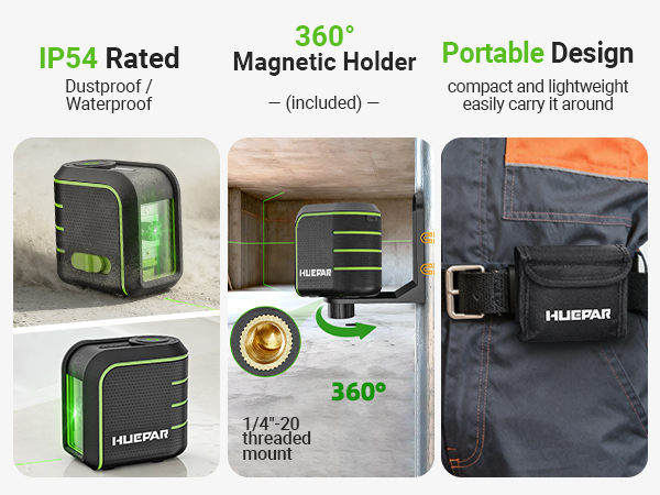 huepar laser level self leveling