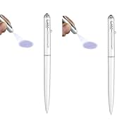 2Pcs Money Checker Pen Marker Fake Bill Detector Pens for W/UV LED Light Easy to Check Counterfit...