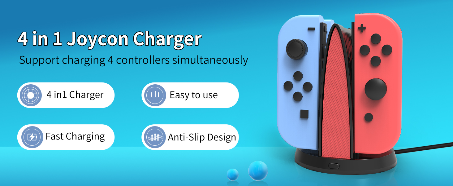 Controller Charging Dock for Nintendo Switch