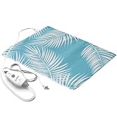 Pure Enrichment PureRelief Express Designer Series Electric Heating Pad - 12” x 15” Fast-Heating ...