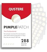 QUSTERE Pimple Patches for Face, Hydrocolloid Acne Patches, Cute Round Shape Zit Covers, Spot Sti...