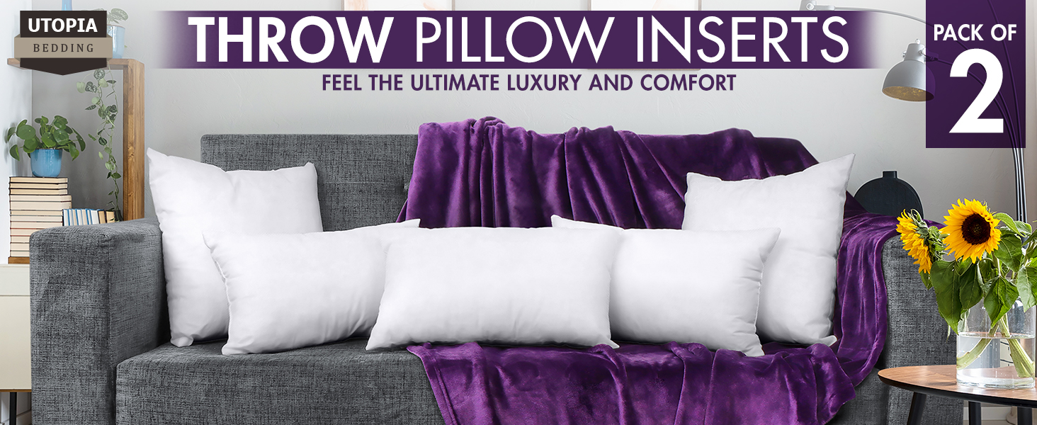 12 x 12 pillow insert, 14x14 pillow inserts, utopia pillows 14 x 14, square pillow inserts 14x14