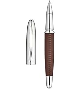BEILUNER 318 Luxury Leather Pen, Hand-Stitched Premium Leather, Chrome-Plated Finish, Schmidt Ink...