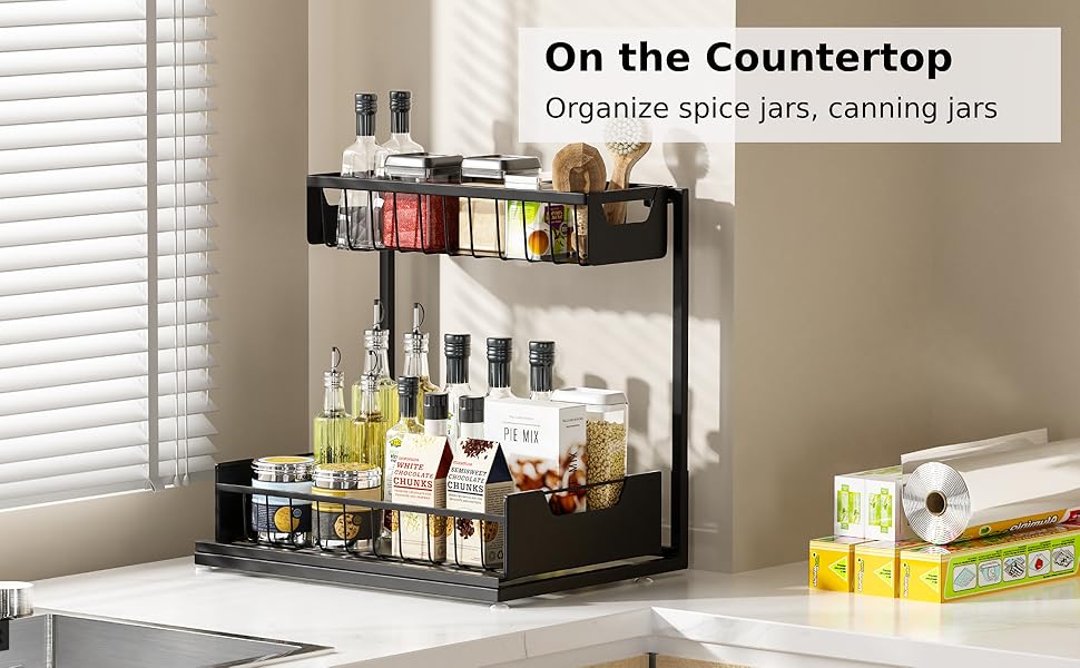 spice rack organizer for countertop