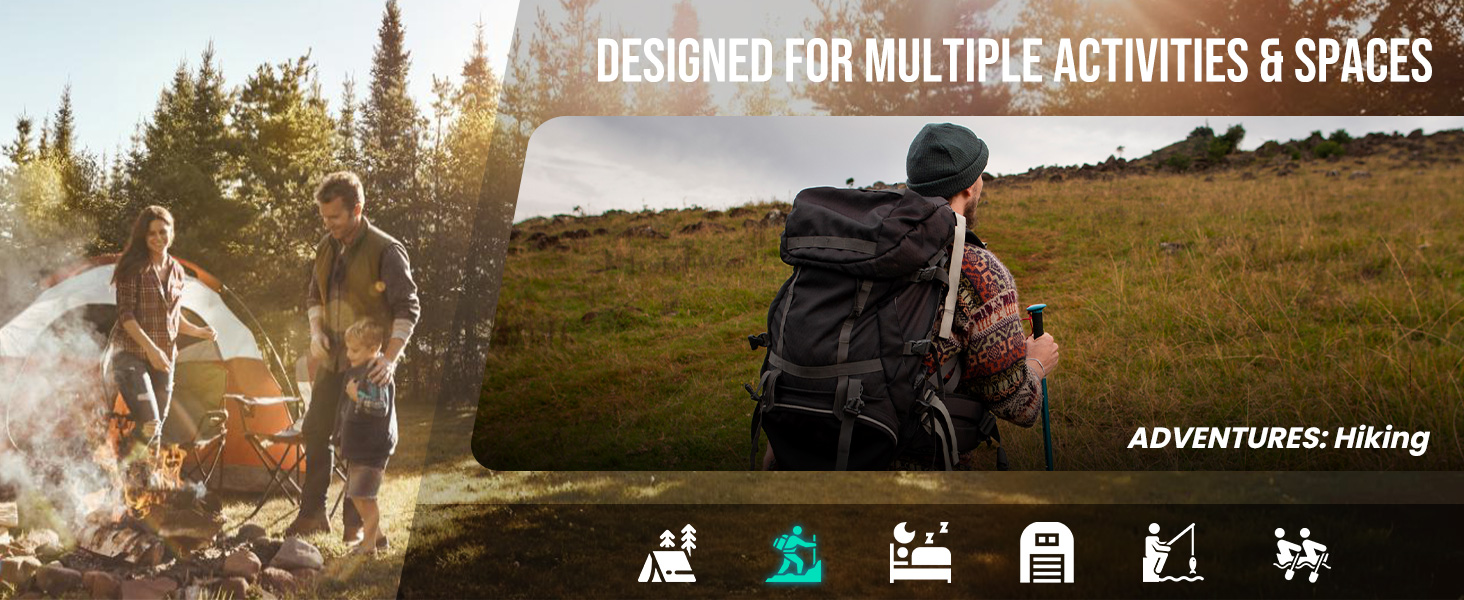 vacuum storage for hiking