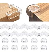 20 Pack Corner Protector Baby, Table Corner Protectors for Baby Corner Protector Guards Clear Cor...