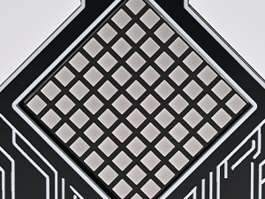 Dot matrix screen display