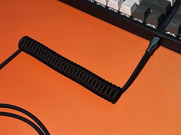 Coiled Keyboard Cable