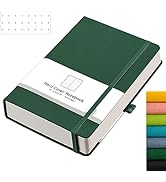 AHGXG Bullet Dotted Journal - 320 Numbered Pages Dot Grid Notebook A5 Thick Journal, 100gsm Thick...