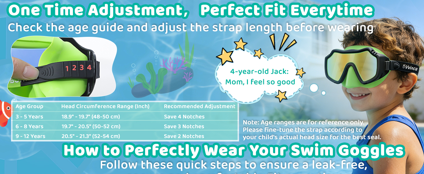 kids swim goggles