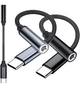 USB-C to 3.5 mm Headphone Jack Adapter for iPad 10 11, 3 Pack Headphones Adapter for iPhone 17 16...