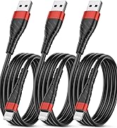 OIITH Apple MFi Certified iPhone Charger Cable 3 Pack 6 Ft, Long Lightning Charging Cord, Fast 2....