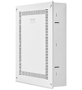 VEVOR Structured Media Enclosure, 17-Inch, Recessed in-Wall Media Box with Cover, Wall-Mount Cabl...