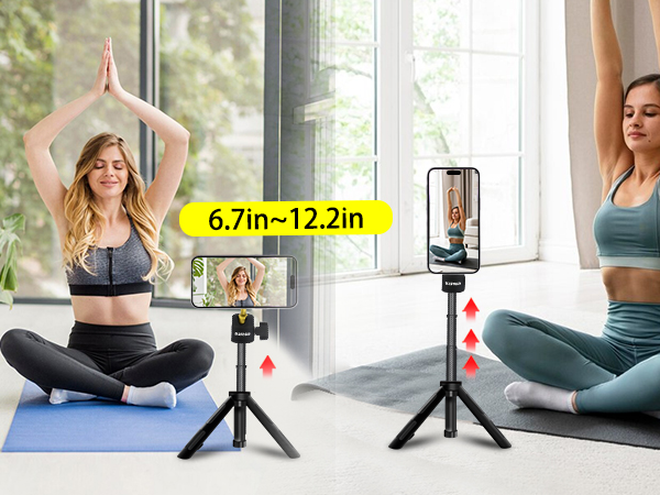 Magnetic Self Stick Extension Vlog Tripod