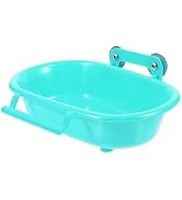 Mikikit Parrot Bath Accessory Bird Bath for Cage Parrot Shower Box Bird Bathing Basin