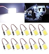 Qasim COB Chipset 18-SMD LED Panel Dome Light Auto Car Interior Reading Plate Lamp Roof Ceiling I...