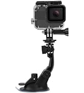 Suction Cup Mount Compatible with Gopro Hero 13 12 11 10 9 8/AKASO EK7000/Brave 4/Brave 7/V50X/In...
