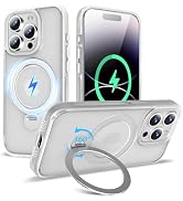 TaeliorTech 2025 Upgraded 360° Rotatable Magnetic Ring Stand for iPhone 14 Pro Case,Compatible wi...